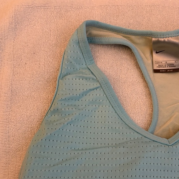 Nike Light Blue Sports Bra - Picture 3 of 10
